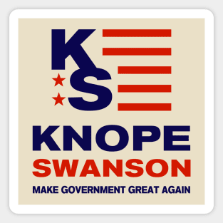 Knope Swanson 2024 Make Government Great Again Magnet